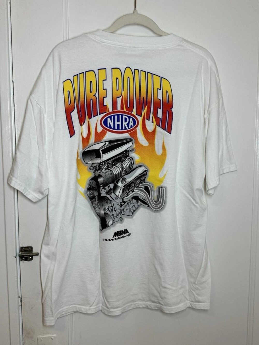 Delta NHRA Pure Power Engine Flame Graphic Tee XL